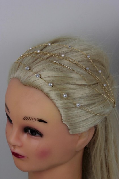 Five Line Pearl Bobby PIn 