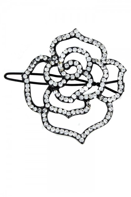 Large rose hair pin 
