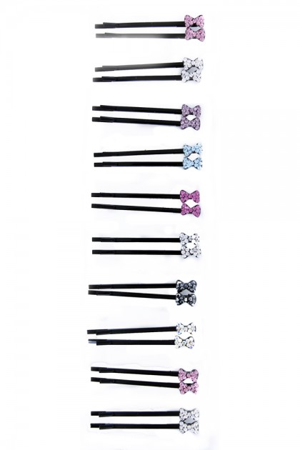 Mini ribbon hair pin 