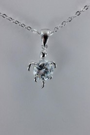CZ-NP351 Turtle CZ pendant with AAA Grade 