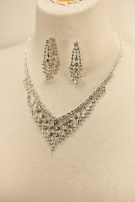 Baroko rhinestone necklace set