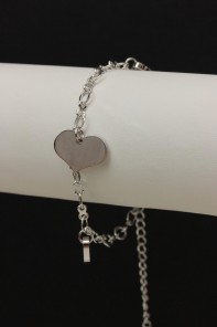 Three heart bracelet