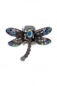 Butterfly hair jewelry clip