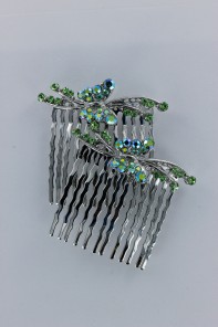 butterfly prom hair comb accessory
