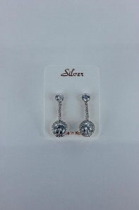 Royal line Cubic Zirconia with silver post