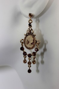18th century style with camio earring