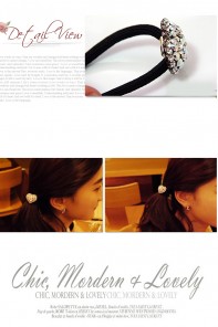 1.1 Heart ponytail jewelry