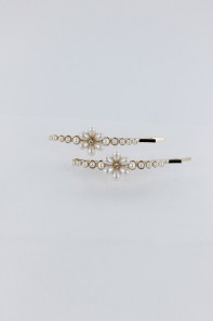 Pearl flower hair pin 