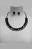 Roundy crystal stone necklace set