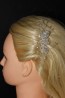 Hand crystal bridal side hair comb 