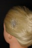Snow flower side hair comb 