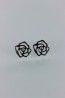  Rose cubic zirconia earring