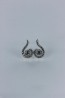 Snail II cubic zirconia earring