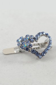 3-Flower heart magnetic hair pin